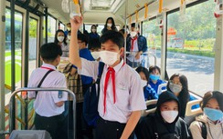 Cần Thơ: Học sinh đi xe buýt hết tuyến chỉ mất 5.000 đồng