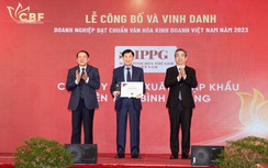 Ông Johnathan Hạnh Nguyễn và IPPG được vinh danh đạt chuẩn văn hoá kinh doanh