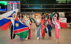 Dàn hoa hậu quốc tế mặc áo dài, đổ bộ vào Việt Nam dự thi Miss Earth 2023