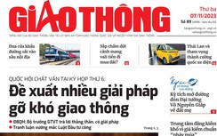 Tin mới nhất, hay nhất trên Báo Giao thông ngày 7/11/2023