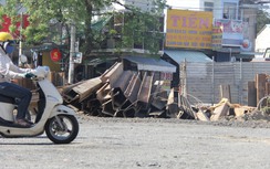 Ninh Thuận: Đường nội đô nham nhở vì thi công công trình thoát nước