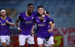 V-League: Tuấn Hải lập đại công, Hà Nội FC thắng dễ SLNA