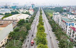 Xén dải phân cách mở rộng lòng đường nhiều tuyến phố tại Hà Nội