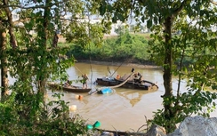 Điều tra nhóm đối tượng nghi khai thác cát trái phép tại sông Bàu Giang