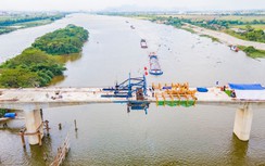 Hợp long cầu Bến Mới nối Nam Định - Ninh Bình