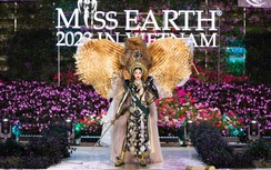 Bán kết Miss Earth 2023 màn diễn Trang phục Dân tộc bùng nổ hình ảnh cỏ hoa, muông thú