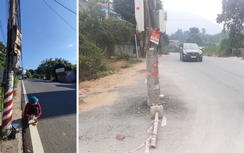 Thái Nguyên: Đường làm xong chưa thể bàn giao vì vướng cột điện