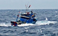 Tàu cá Phú Yên chìm giữa biển, 5 ngư dân mất tích