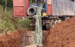 Gia Lai: Phát hiện xe đầu kéo chứa 5,5 tấn cá tầm nhập lậu qua biên giới
