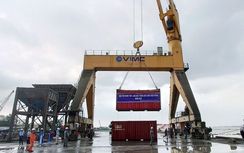 Một triệu tấn hàng hóa thông qua cảng VIMC Hậu Giang