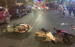 Hai xe máy va chạm giữa phố Quy Nhơn, một người tử vong