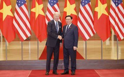Chủ tịch Quốc hội Vương Đình Huệ hội kiến Tổng thống Mỹ Joe Biden