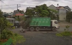 Xe chở rác va chạm với xe máy, một học sinh tiểu học tử vong tại chỗ