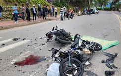 Hai xe máy đối đầu trực diện, một thanh niên tử vong tại chỗ