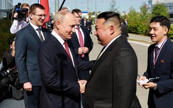 Tổng thống Nga đón Chủ tịch Triều Tiên, bàn nhiều vấn đề "nóng"
