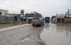 Tiền Giang: Đường tỉnh 870 xuống cấp, nhà thầu hứa sửa chữa ngay