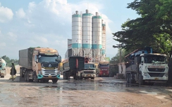 Vĩnh Phúc: Tái diễn xe quá tải phục vụ trạm bê tông không phép
