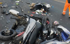 Bình Thuận: Ô tô đâm loạt xe máy chờ đèn đỏ, nhiều người nhập viện