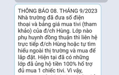 Một trường học ở Khánh Hòa phải trả lại tiền huy động mua ti vi