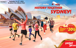 Vietjet đồng hành với Sydney Marathon, tung triệu vé 0 đồng đến Australia