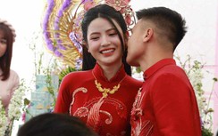 “Lác mắt” với lễ ăn hỏi hoành tráng của tiền vệ Nguyễn Quang Hải