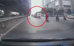 Thông tin mới nhất vụ xe tải chèn ngã 2 người ở Hà Nội