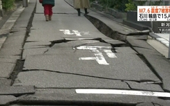 Những hiện tượng bất thường cho thấy sức phá hủy của trận động đất mạnh tại Nhật Bản