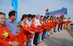 Hơn 1.000 người dân xã Thạnh Hải có hai cây cầu đi lại dịp Tết