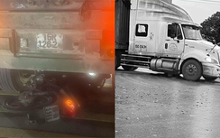 Lái xe container lùi thiếu quan sát, một người đi xe máy bị cán tử vong