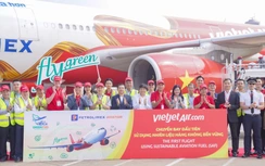 Vietjet có chuyến bay đầu tiên dùng nhiên liệu bền vững, giảm thải 80% carbon