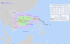 Bão số 6 Trami giật cấp 12 chuyển hướng