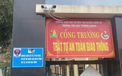 Vĩnh Phúc: Đẩy mạnh tuyên truyền quy định pháp luật về trật tự ATGT tại cổng trường