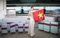 Hoa hậu Mai Phương chính thức bay sang Ấn Độ chinh chiến tại đấu trường Miss World thứ 71