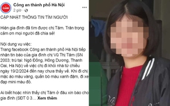 Cô gái 21 tuổi ở Hà Nội nghi mất tích được tìm thấy