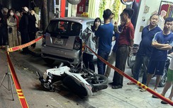 Thông chốt nồng độ cồn bất thành, 3 thanh niên tông vào xe CSGT