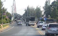 Cầu Rạch Miễu đạt hơn 24.000 lượt phương tiện, 4 lần xả trạm thu phí