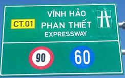 Cao tốc Vĩnh Hảo - Phan Thiết nâng tốc độ tối đa lên 90km/h từ ngày 6/2