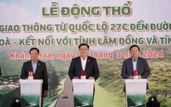 Chủ tịch Quốc hội động thổ dự án đường liên vùng Khánh Hòa - Lâm Đồng - Ninh Thuận