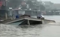 Bắc Ninh: Di dời khẩn cấp 7 hộ dân vì sạt lở gần 1km bờ sông Cầu