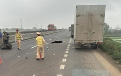 Ngã xe máy trên đường nối 2 cao tốc ở Hưng Yên, nam thanh niên tử vong
