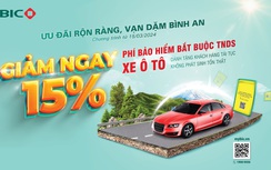 BIC ưu đãi 15% phí bảo hiểm trách nhiệm dân sự bắt buộc xe ô tô cho khách hàng tái tục