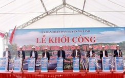 Hà Nội: Khởi công đường 4 làn xe, vốn đầu tư gần 800 tỷ đồng qua huyện Mê Linh