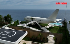Độc đáo biệt thự được cải tạo từ thân máy bay Boeing