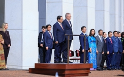 Australia bắn 19 loạt đại bác chào mừng Thủ tướng Phạm Minh Chính
