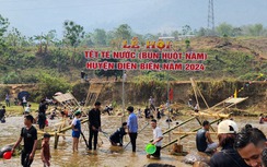Độc đáo "Tết té nước" của dân tộc Lào ở huyện Điện Biên