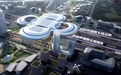 Thiết kế ga tàu cao tốc hình hoa mận gây tranh cãi tại Trung Quốc