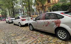 Điều tra vụ 6 ô tô bị tạt sơn ở Hà Nội