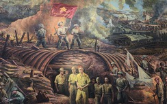 Độc đáo bức tranh panorama Trận chiến Điện Biên Phủ được vẽ bởi gần 100 họa sĩ