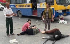 Xe khách đâm xe máy ở Hưng Yên, 1 phụ nữ tử vong