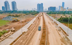 Ngắm tuyến đường hơn 700 tỷ nối đại lộ Thăng Long sắp thông xe